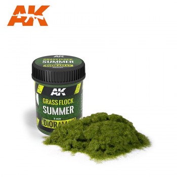 AK Grass Flock 2mm Summer 250ml texture product AK8220